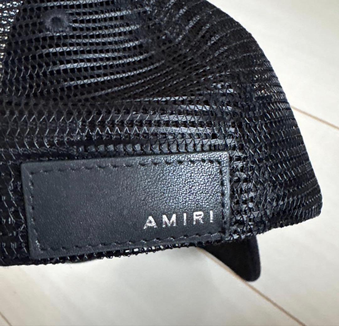 AMIRI ブラックキャップ 3つの星刺繍