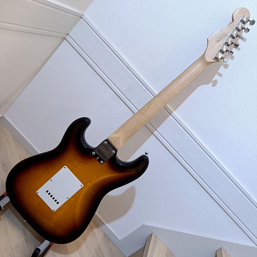 Squier ストラトキャスター　サンバースト エレキギター メンテ済