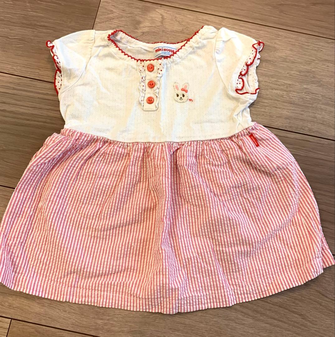 ミキハウス 80 90 サイズ　8点セット　春夏女の子