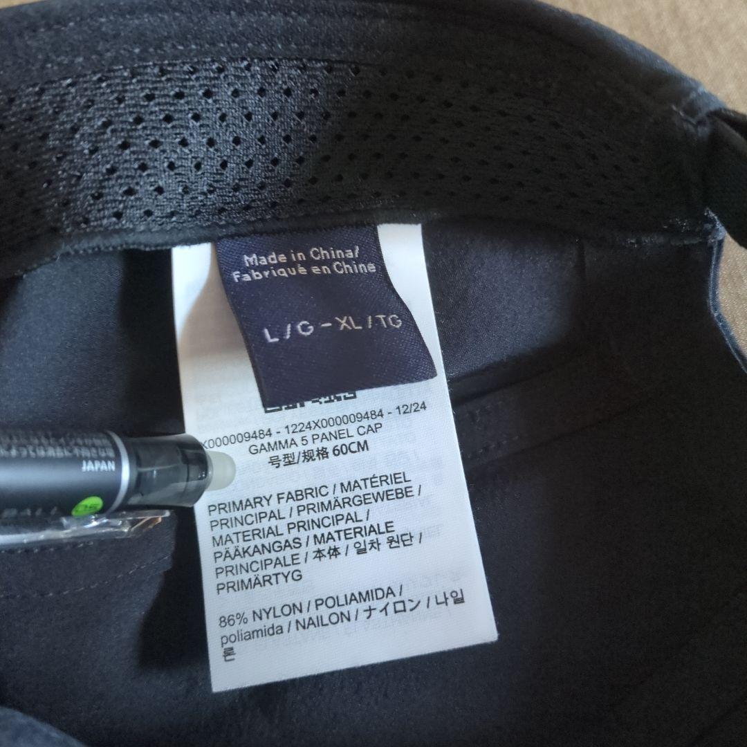 ARC'TERYX ブラック キャップ サイズL