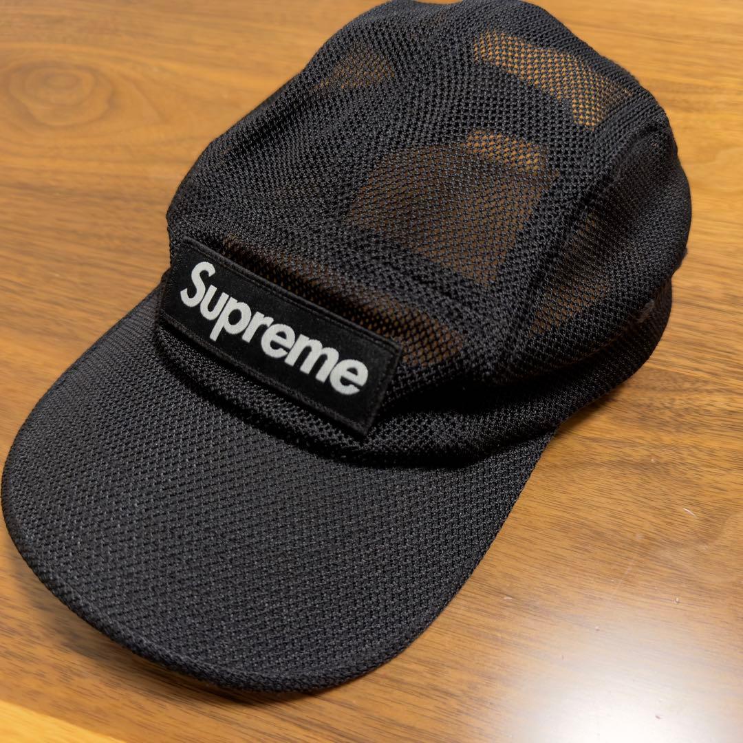 帽子 Supreme Mesh Cordura Camp Cap Black