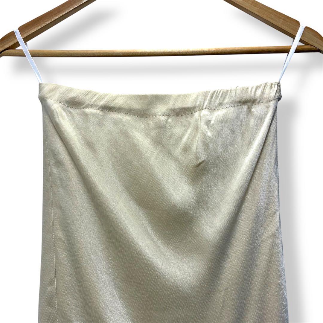 【最終価格】anuans IPEKER ナロースカートYELLOW BEIGE