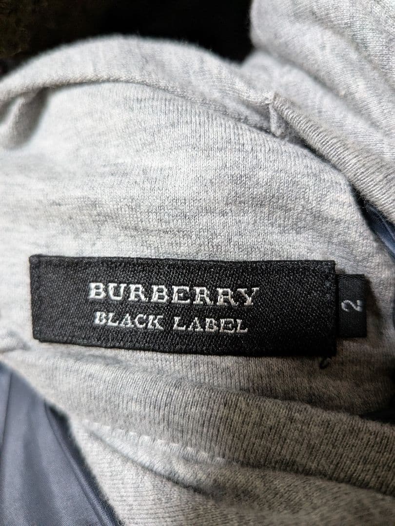 レア 希少 BURBERRY BLACK LABEL リバーシブルパーカーМ