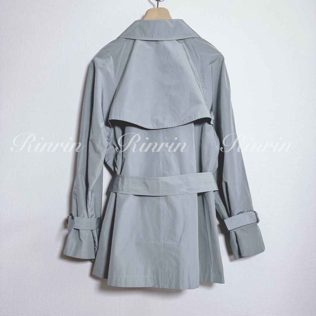 【美品】ANAYI ライトシャンタンショートコート 36