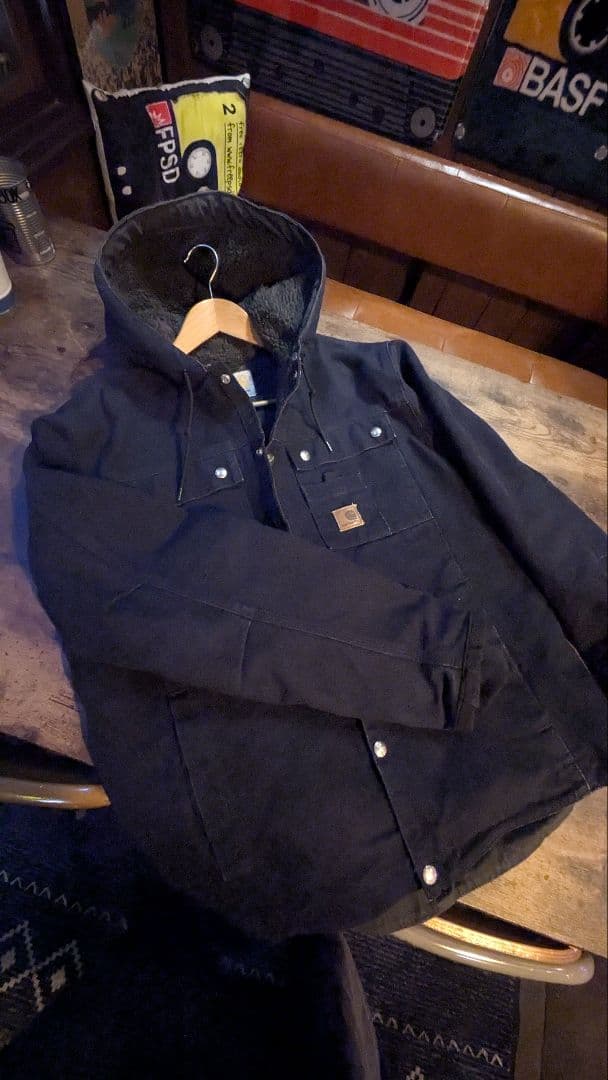 Carhartt アクティブジャケット サイドストーンボアフードジャケット