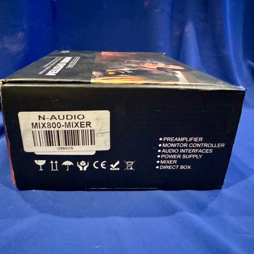 Toolmsc mix800 8CHANNEL LINE MIXER 電池駆動