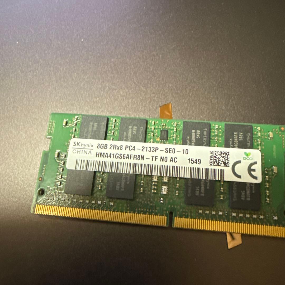 ノートPC用 メモリ SK hynix 8GBx2 16GB PC4 2133P