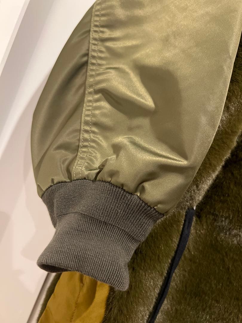 SALE！etsinta ミリタリー ファー切替ジャケット エシンタ