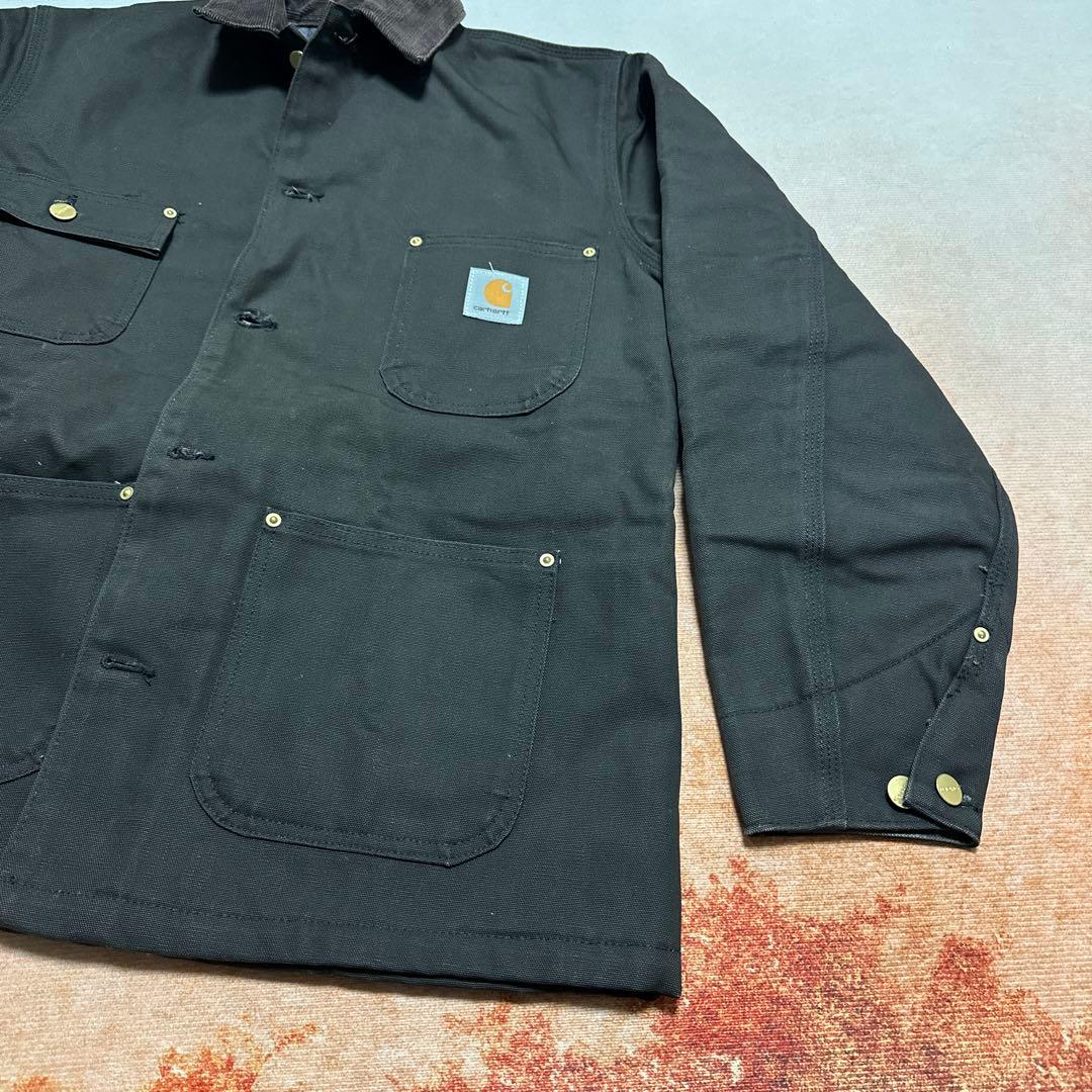 USA製 Carhartt ブラック チョアコート C01 BLK 38