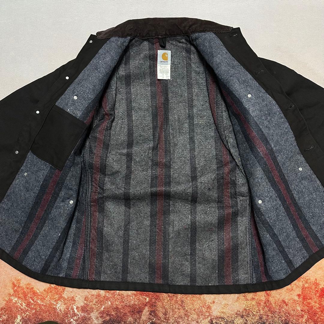 USA製 Carhartt ブラック チョアコート C01 BLK 38