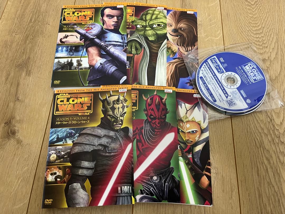 スター・ウォーズ クローン・ウォーズ 全巻／全33巻　レンタル落ちDVD