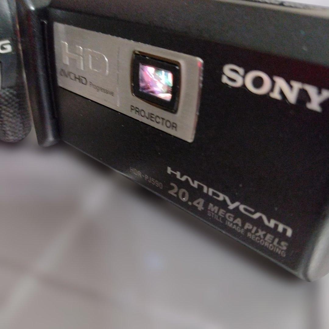 SONY HDR-PJ590 ハンディカム 本体箱取説チャージ附属