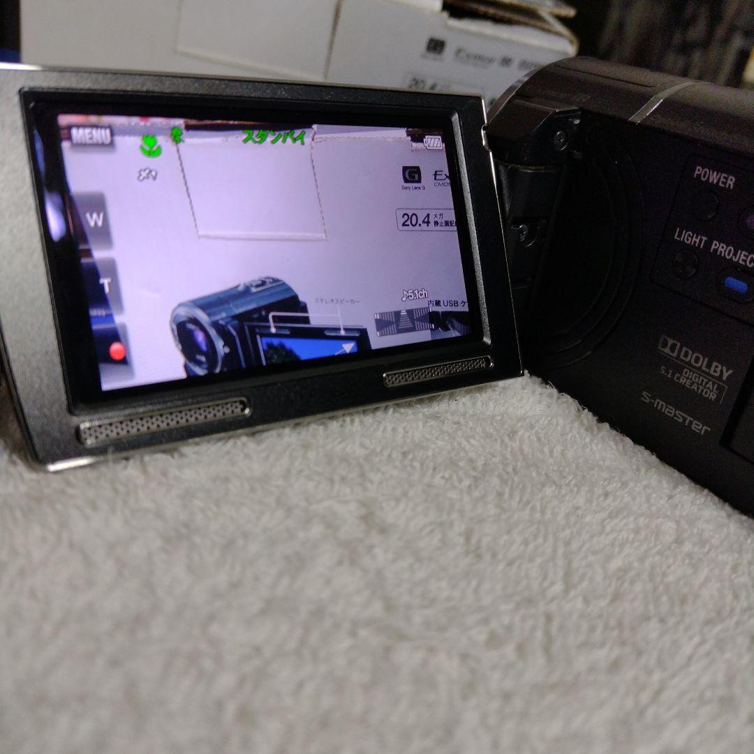 SONY HDR-PJ590 ハンディカム 本体箱取説チャージ附属