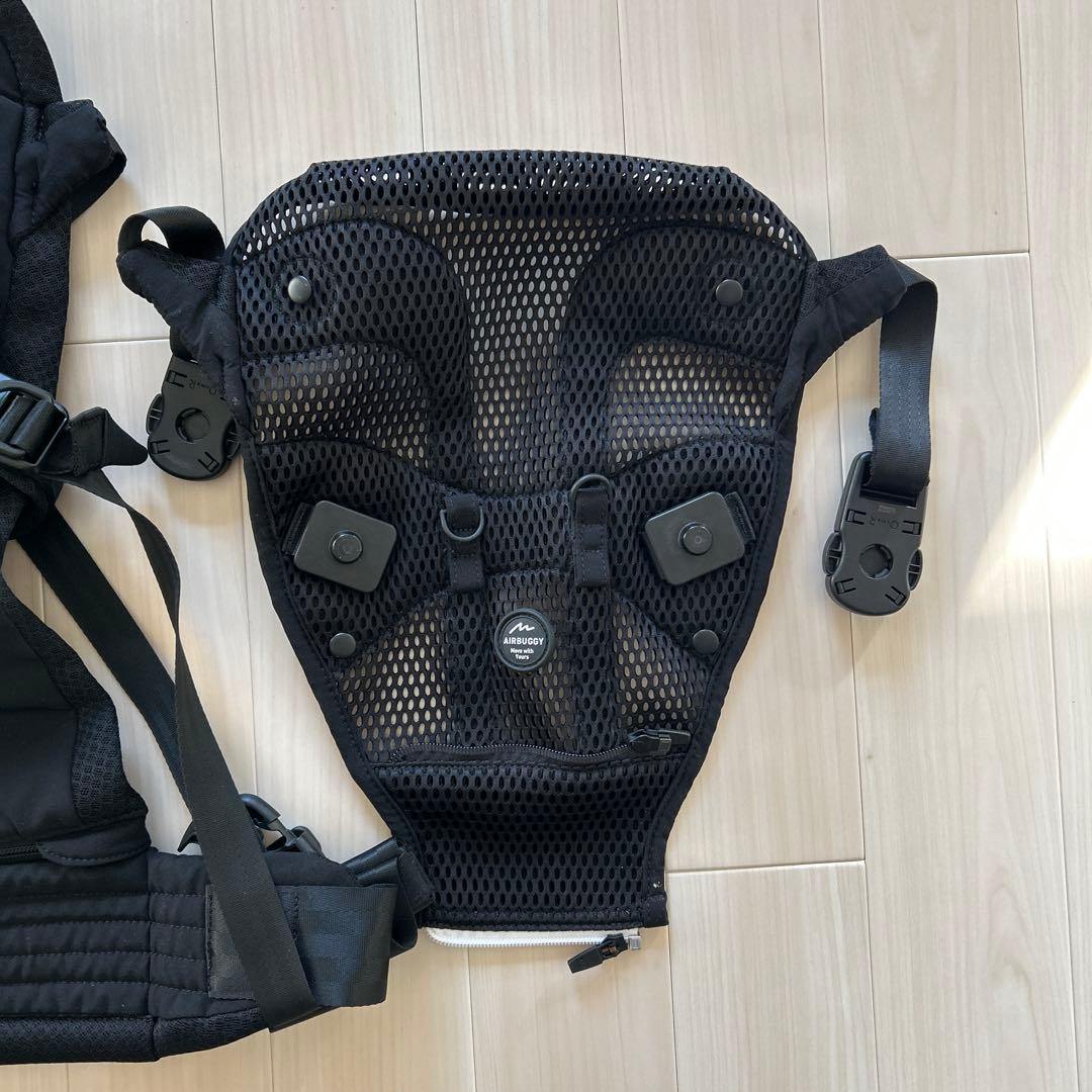 AIRBUGGY ベビーキャリア ブラック 箱付き