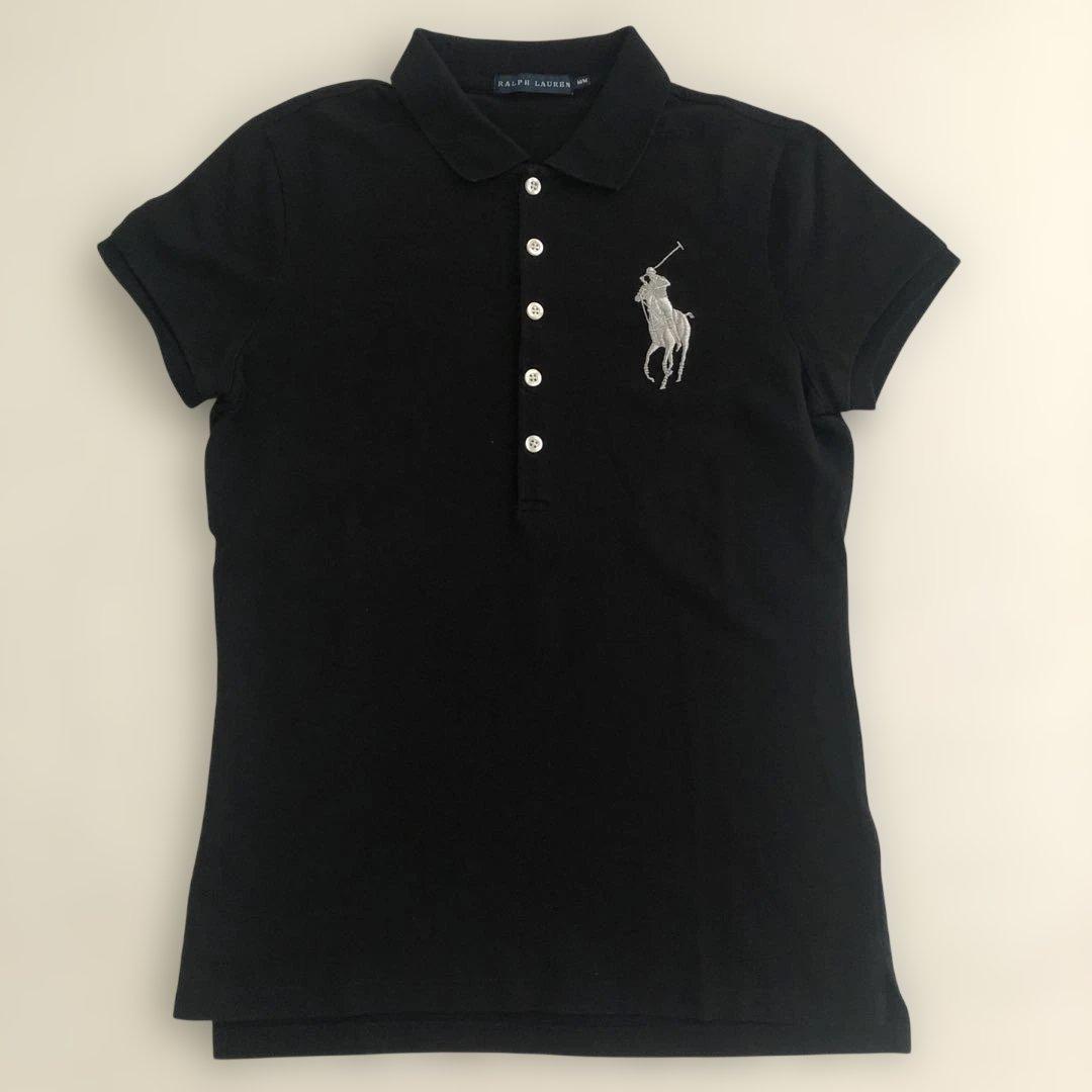 Ralph Lauren ブラック 半袖ポロシャツ
