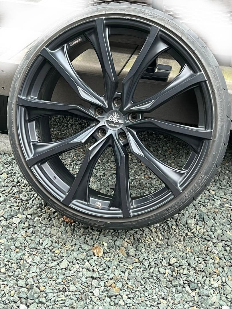 クレンツェ22インチ ブラックホイール 4本セット