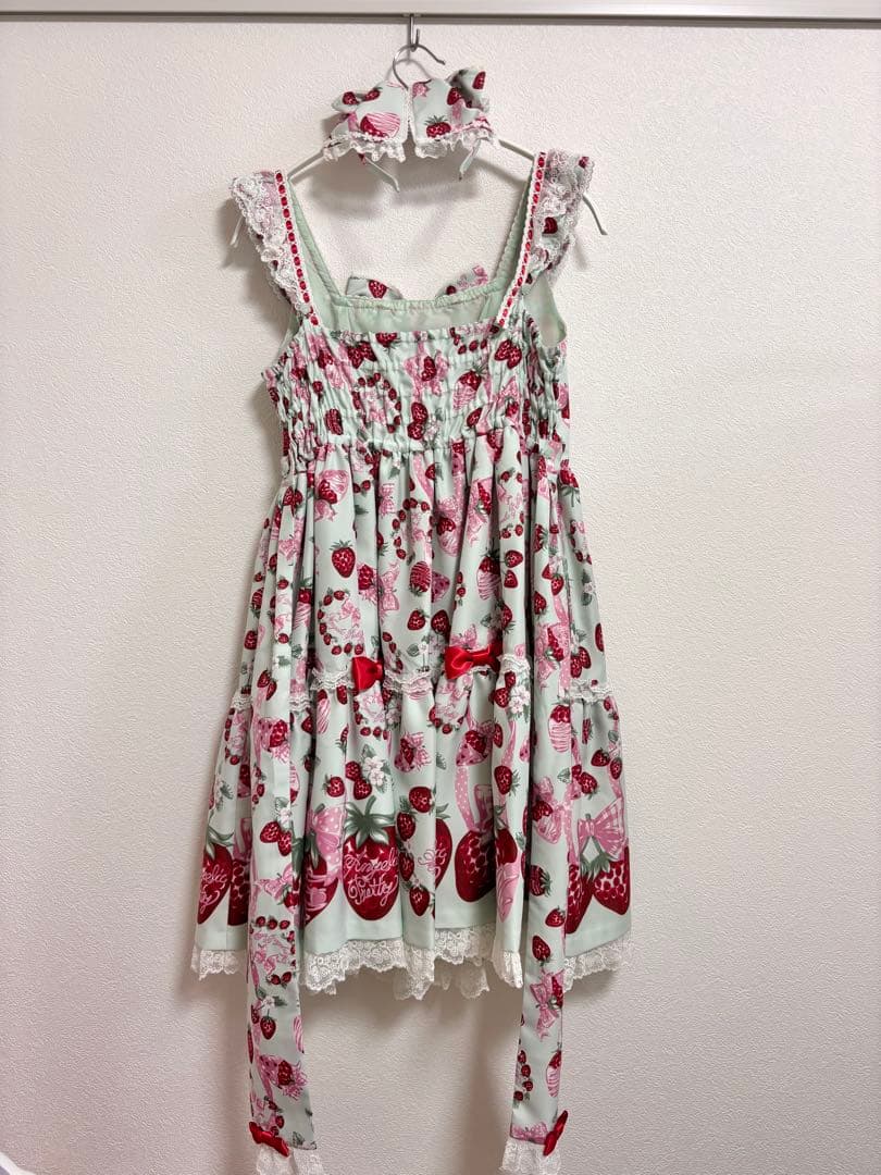 Angelic Pretty おめかしBerry jsk カチューシャセット