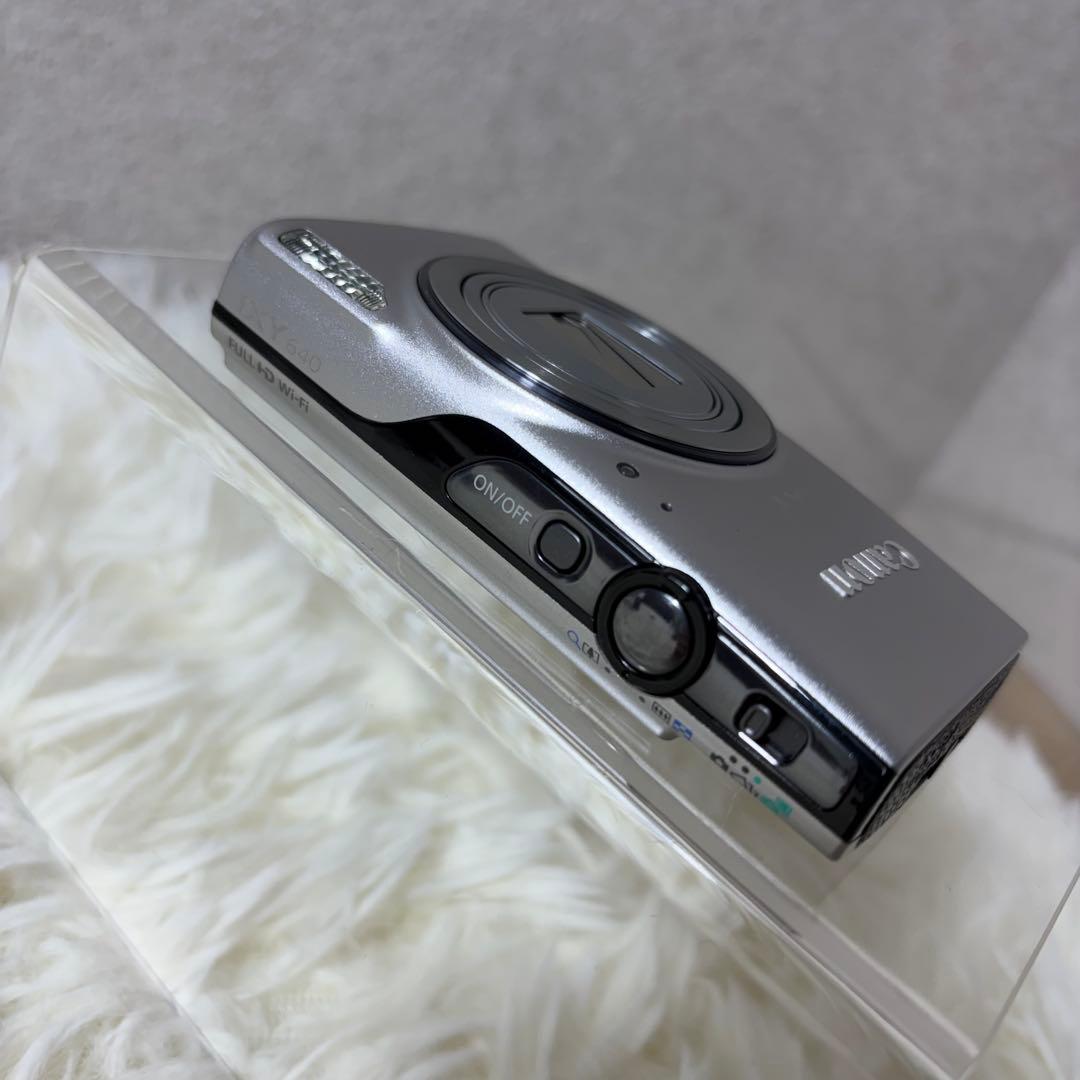 【極美品】Canon IXY 640 シルバー コンデジ 動作確認済