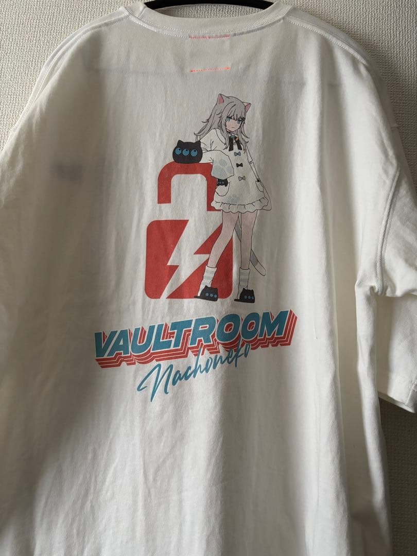 【vaultroom】NACHONEKO TEE シール付！【WHITE】