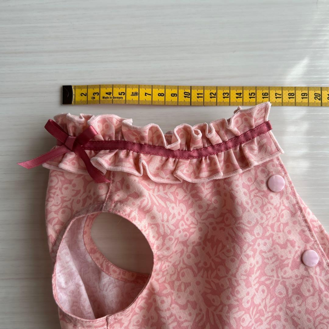 No.530・531 犬服ハンドメイド　バックオープンワンピース