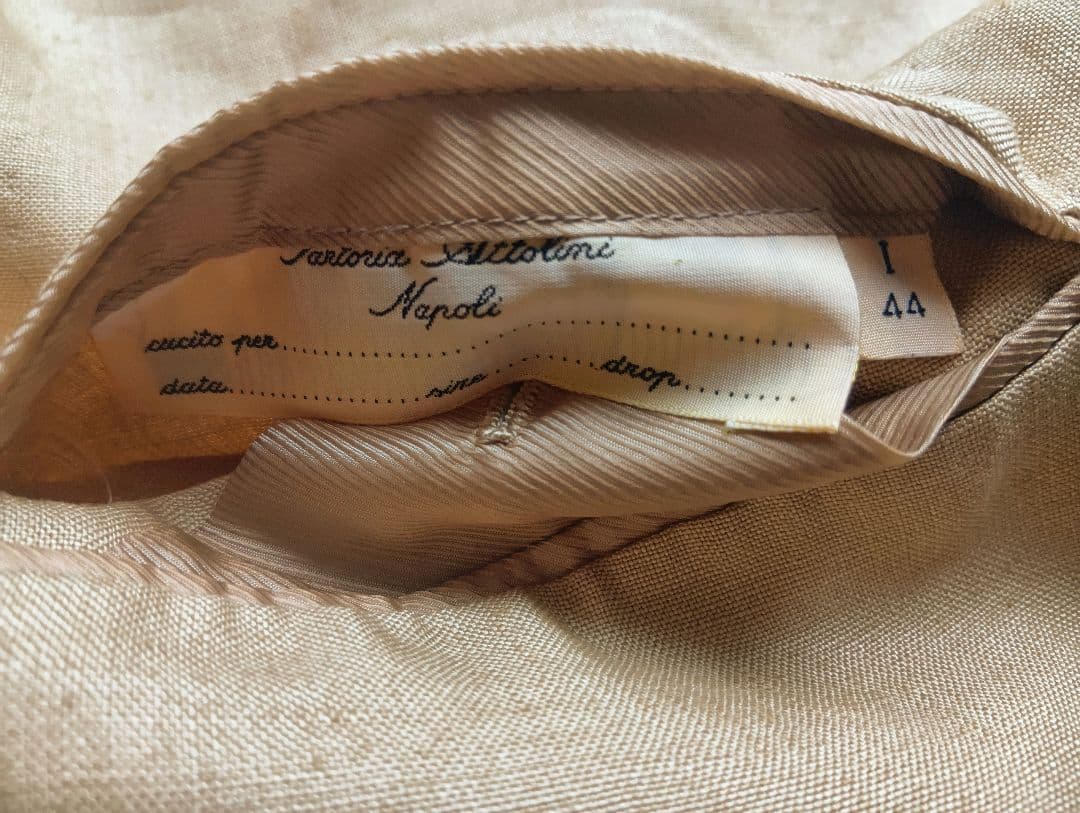 Sartoria Attolini サルトリア アットリーニ リネンスーツ 44