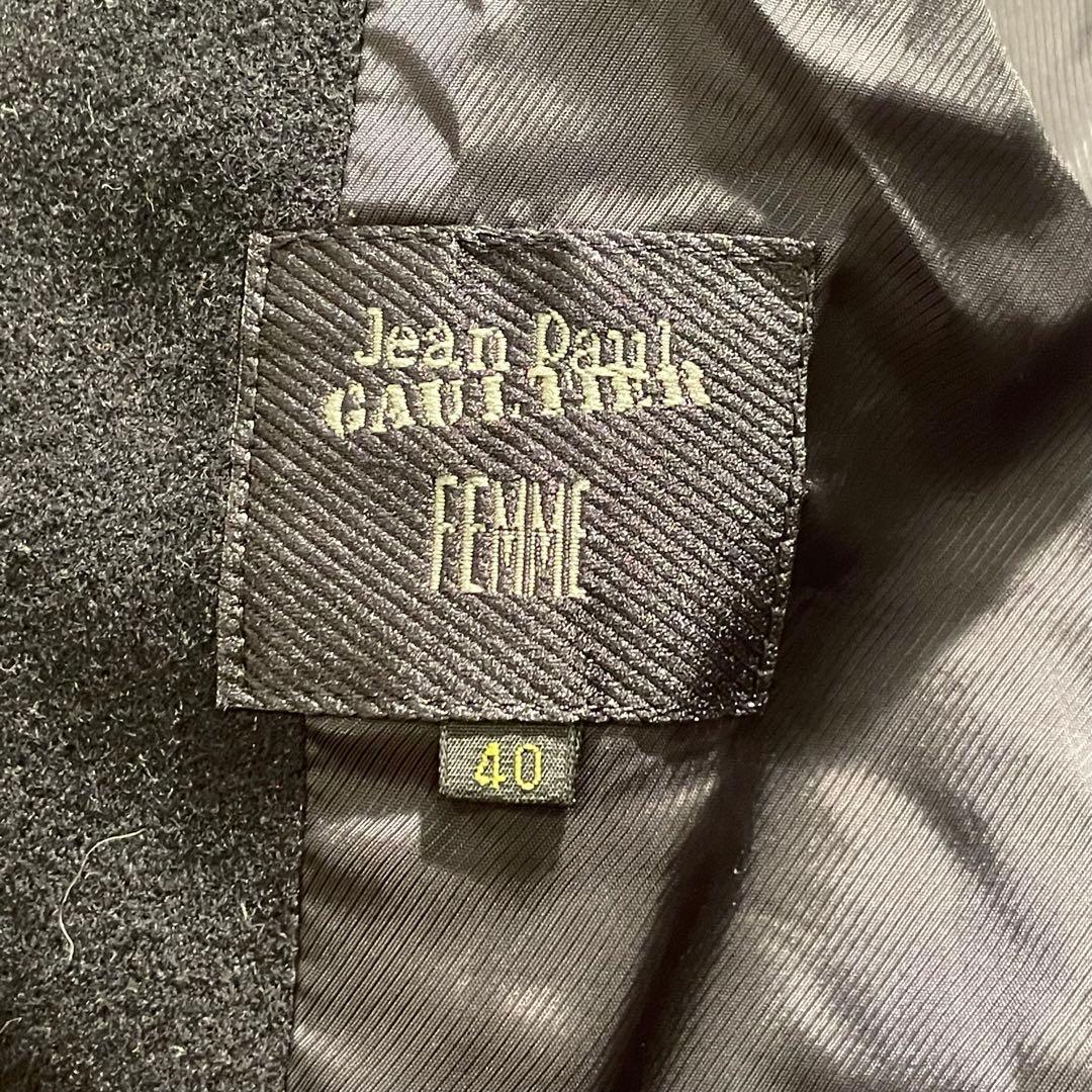 希少　Jean Paul GAULTIER変形コート ウール黒 ゴルチエ モード