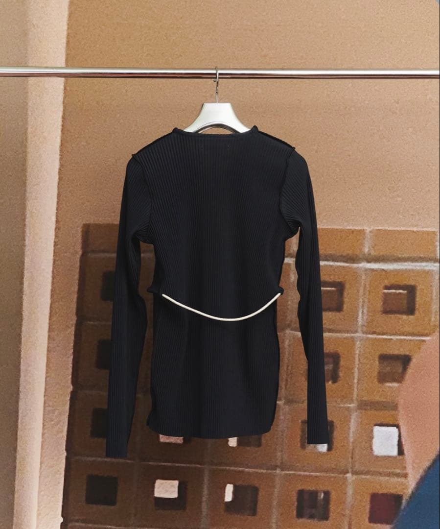 kotohayokozawa カーディガンCRISP ROPE CARDIGAN