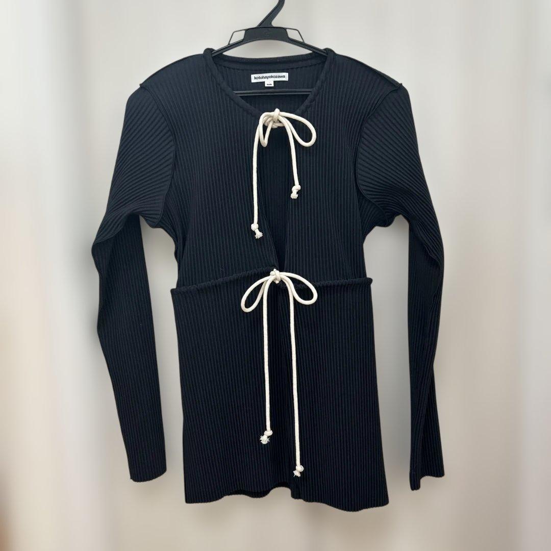 kotohayokozawa カーディガンCRISP ROPE CARDIGAN
