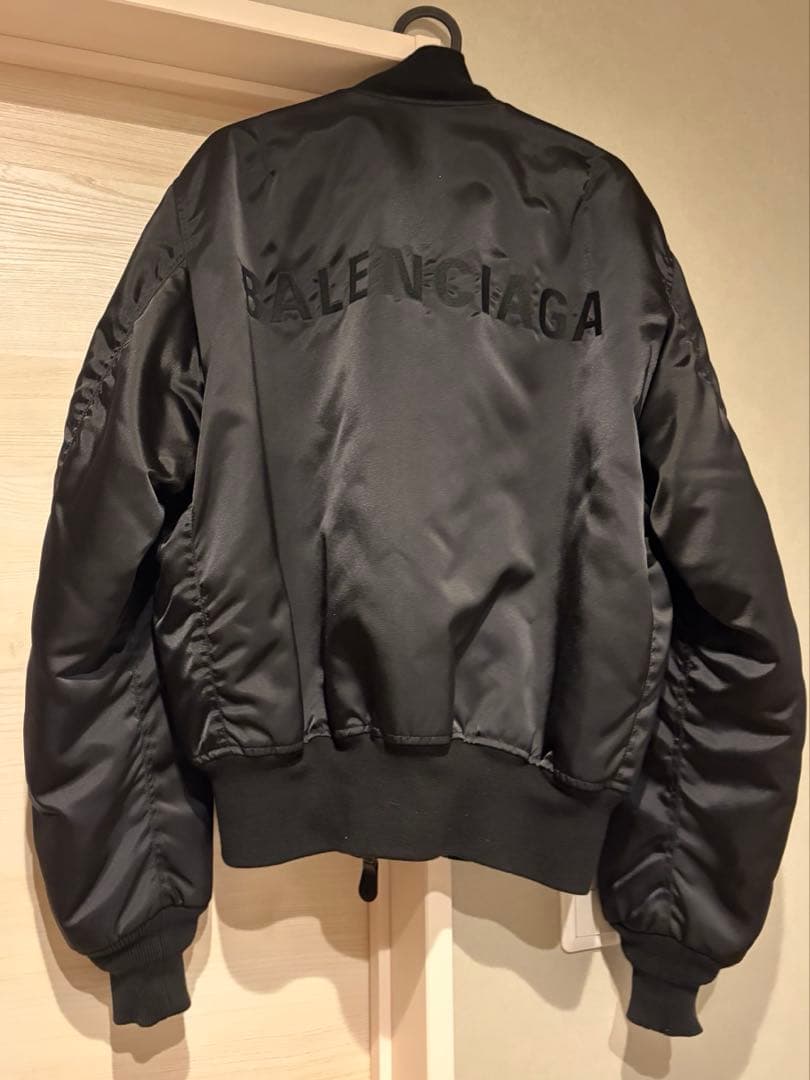D*4様 BALENCIAGA ブラック MA-1ジャケット46