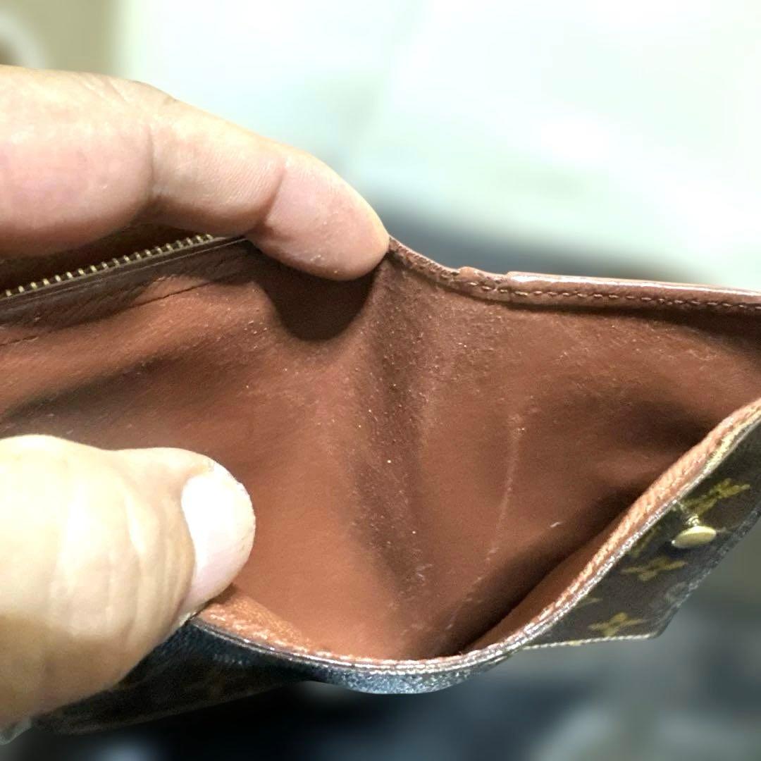 ⑦☆良品☆ モノグラム♪Ｌ字型ファスナー財布