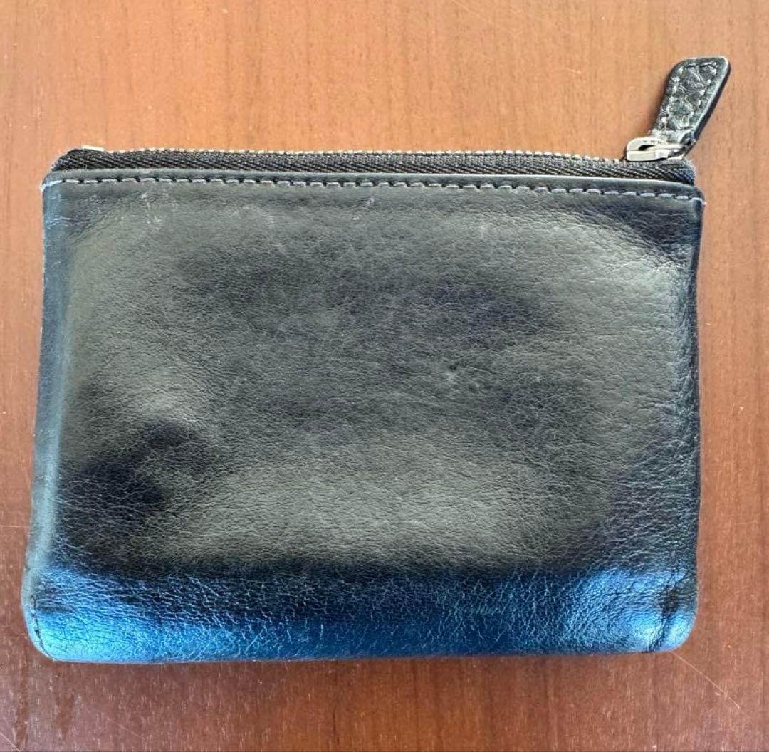 土屋鞄　がま口財布　黒