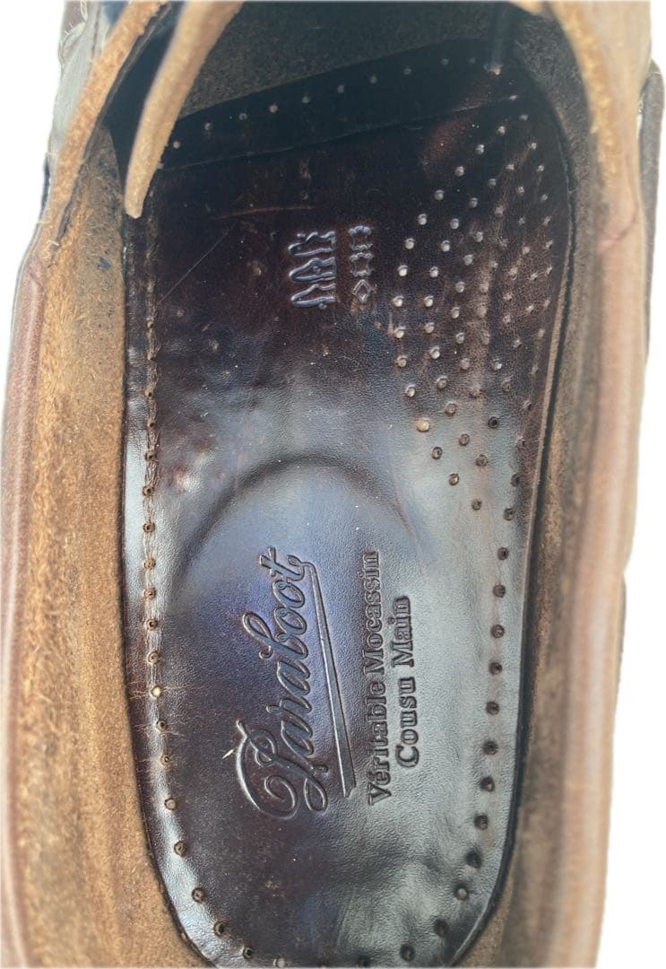 ［Yuzo Yamagami］Paraboot ブラウン デッキシューズ