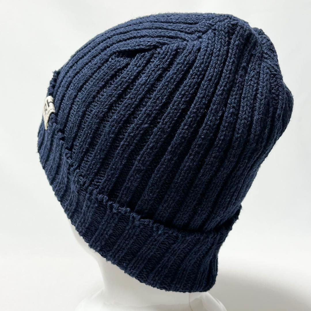 【超美品】米国製Ron Herman ピスネーム コットンリブニットキャップNV