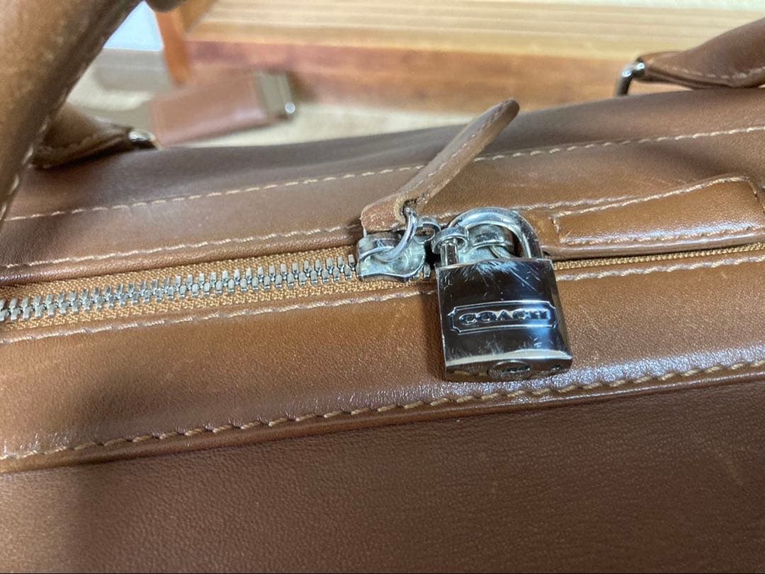 COACHのトラベルボストンバッグ