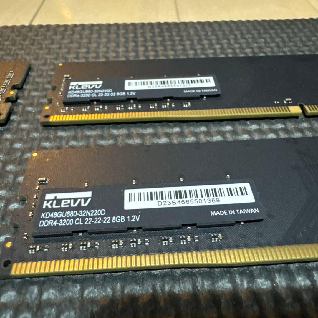 DDR4 3200Mhz PC4-25600 8GB x 4枚 32GBセット
