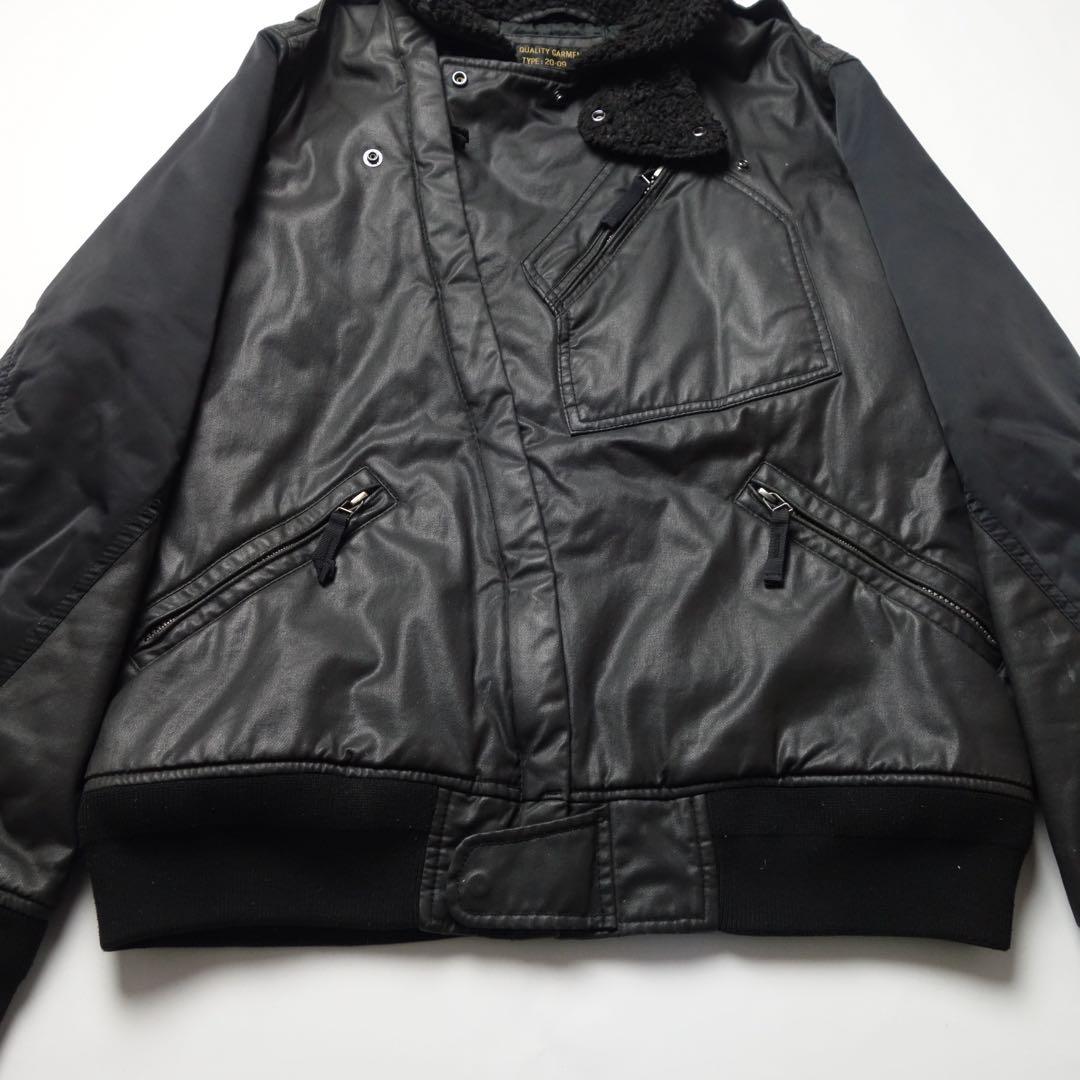 K.M × Old UNIQLO Coated Military Blouson