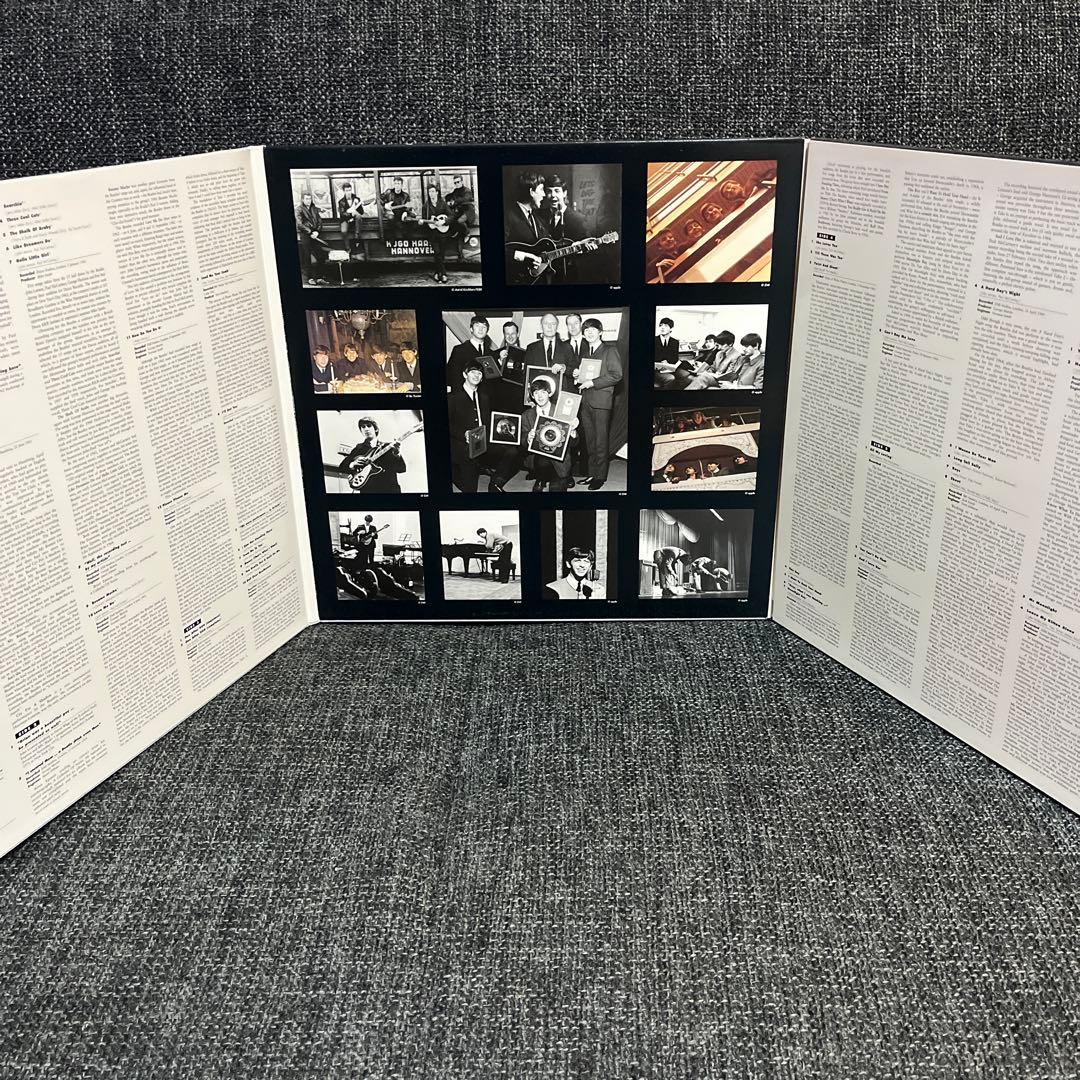 未使用【英国盤3LP】アンソロジー１Beatles アナログレコード 販促品付き