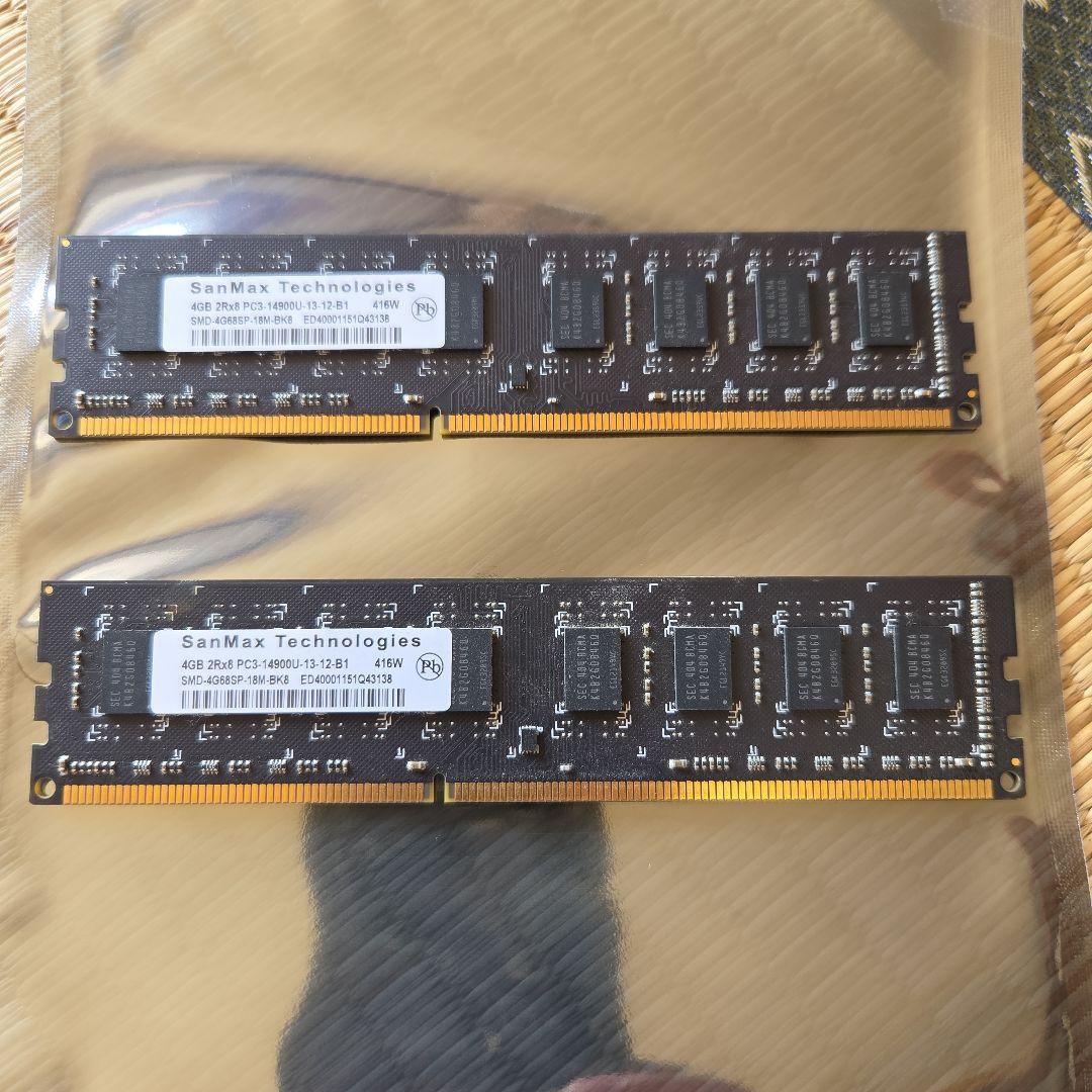 【動作確認済】i7-4790/Z97 Pro3/メモリ8GB/550W電源セット