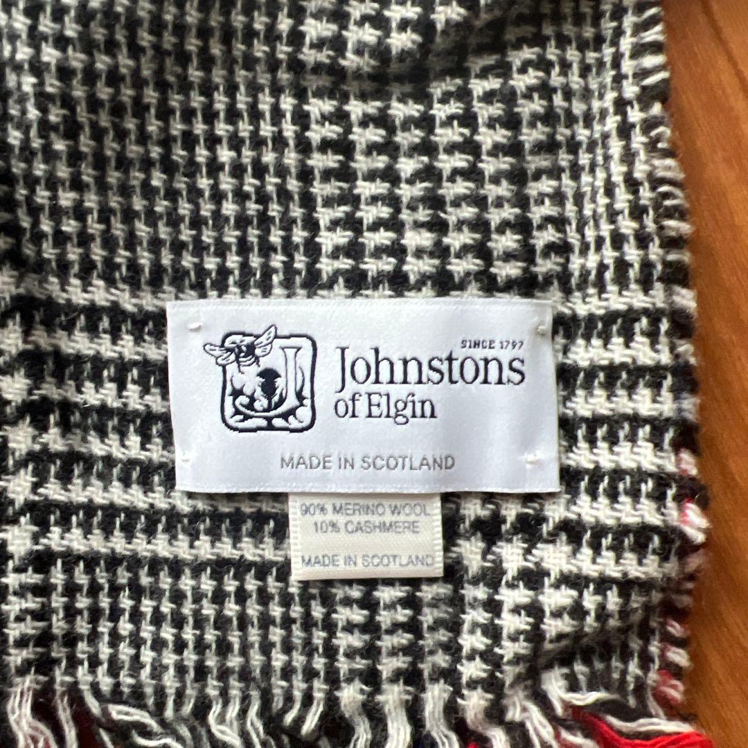 Johnstons of Elgin リバーシブルマフラー