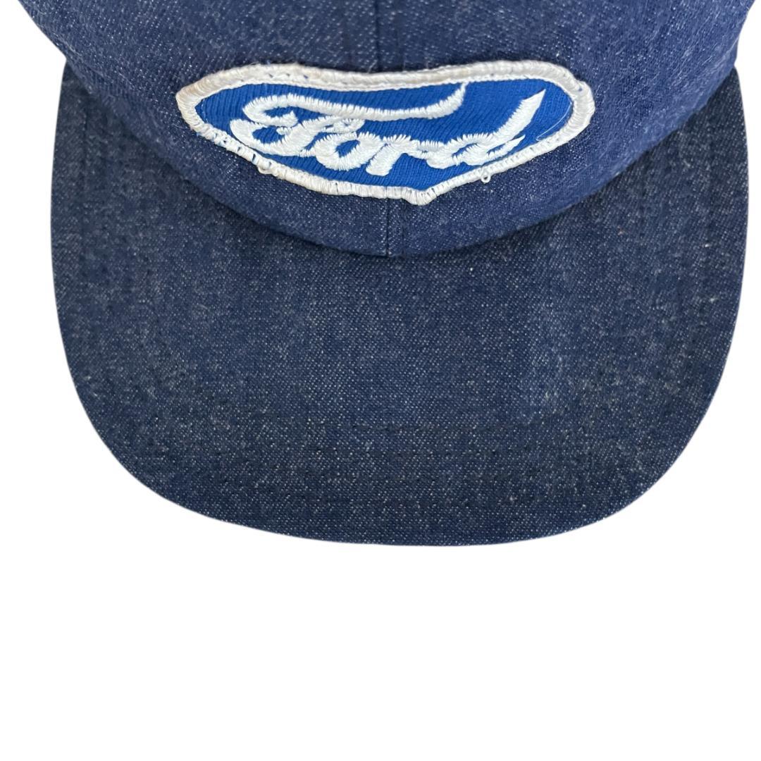 【タンク】FORD　フォード　デニム　トラッカーキャップ　ワッペン