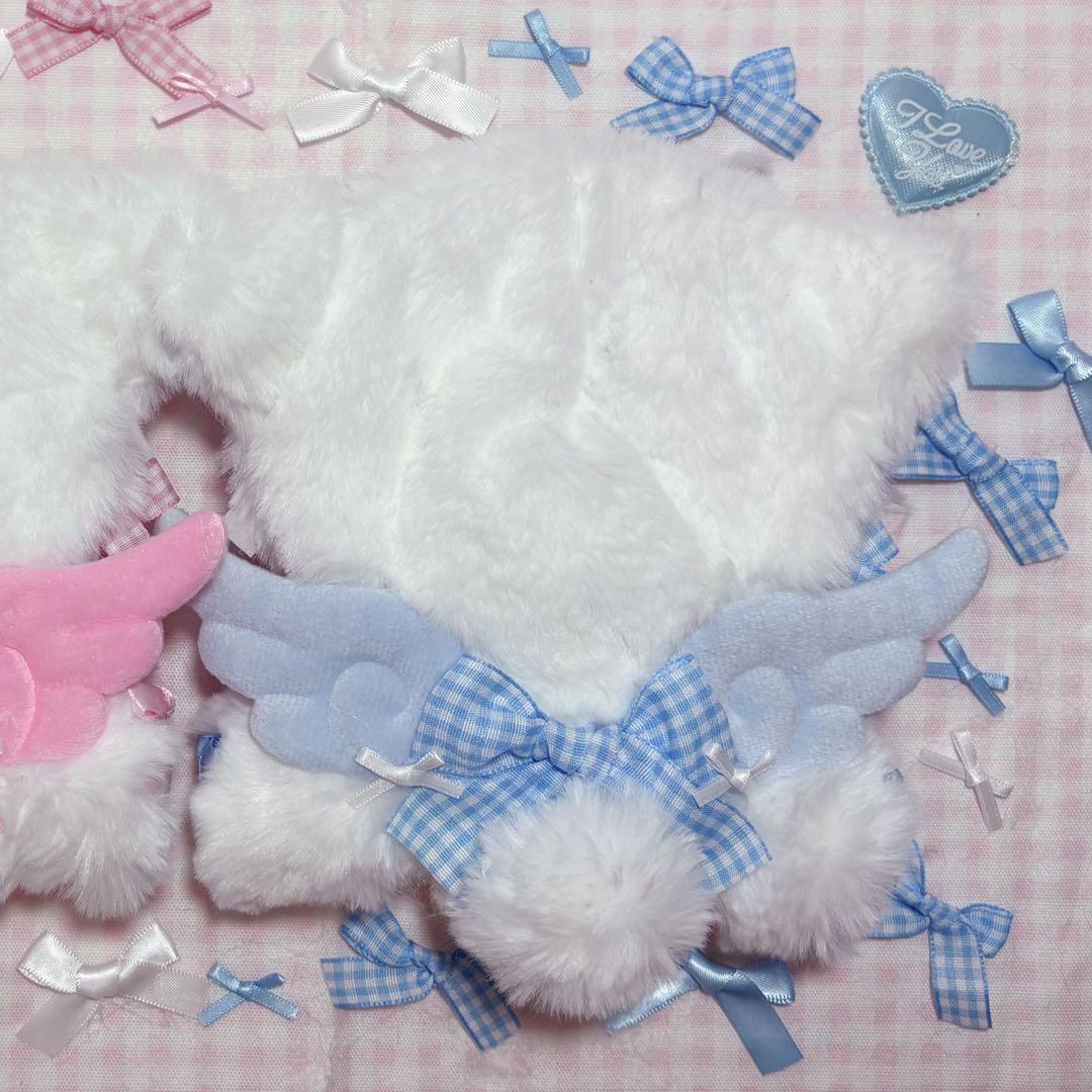 【えんじぇるねこちゃん】ちびぐるみ おすわりぬい服