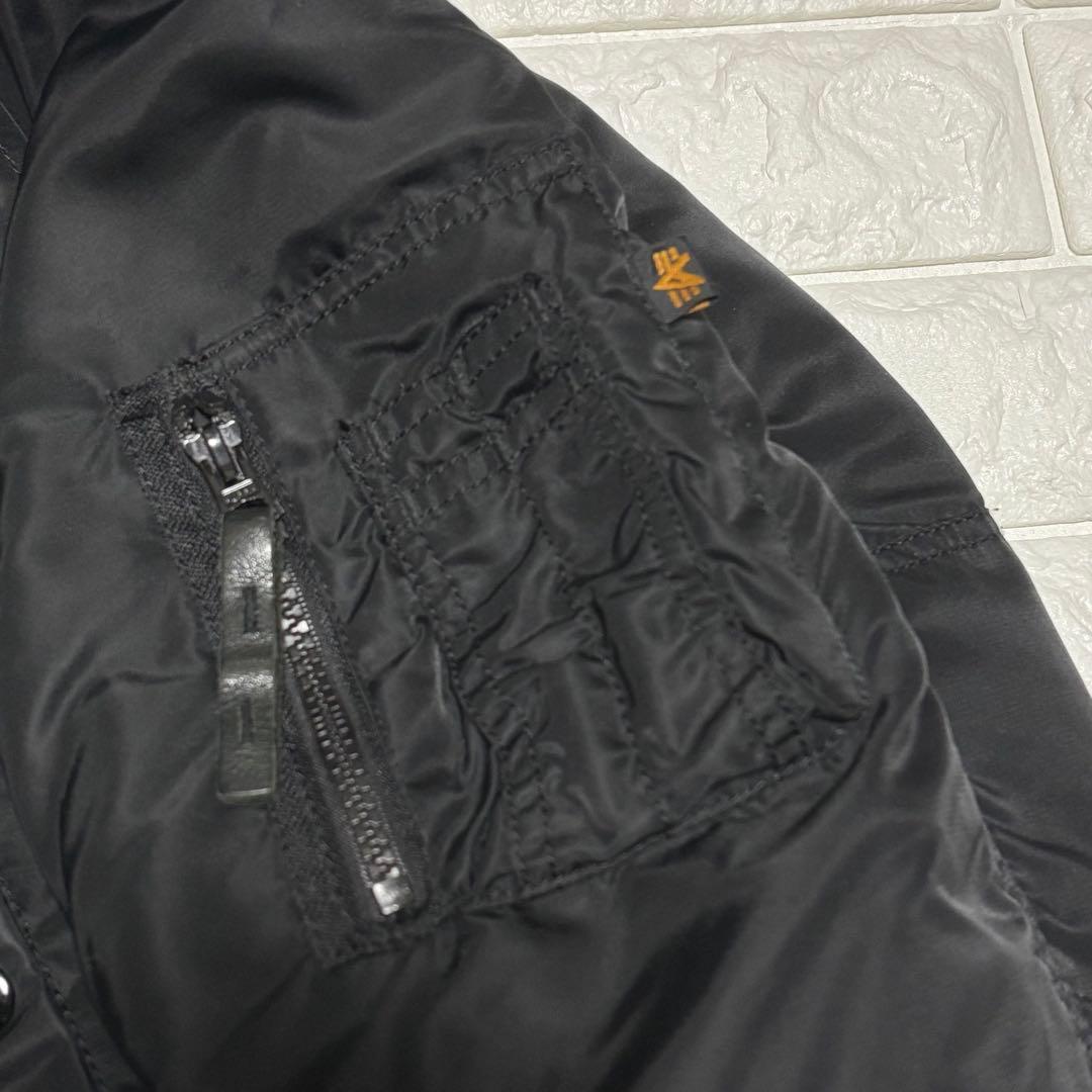 ALPHA INDUSTRIES ★ N-3B フライトジャケット ブラック