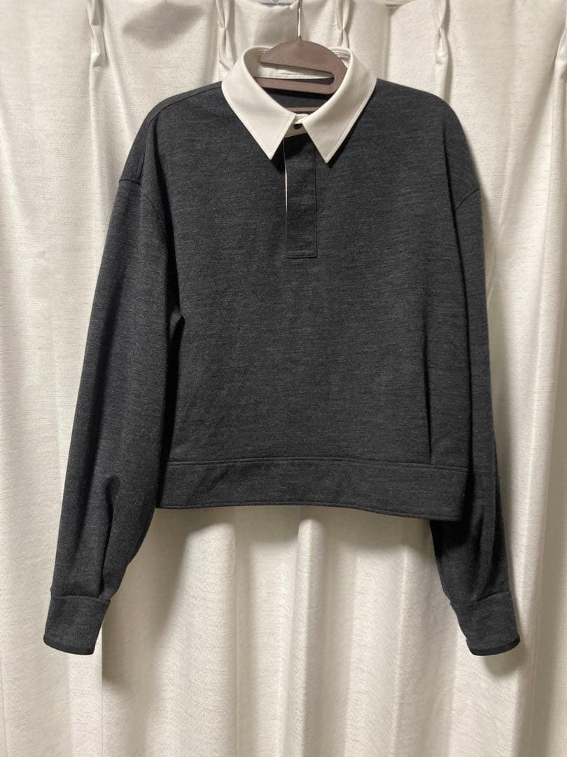 the reracs 24aw 38 クレリックロングスリーブショートポロシャツ