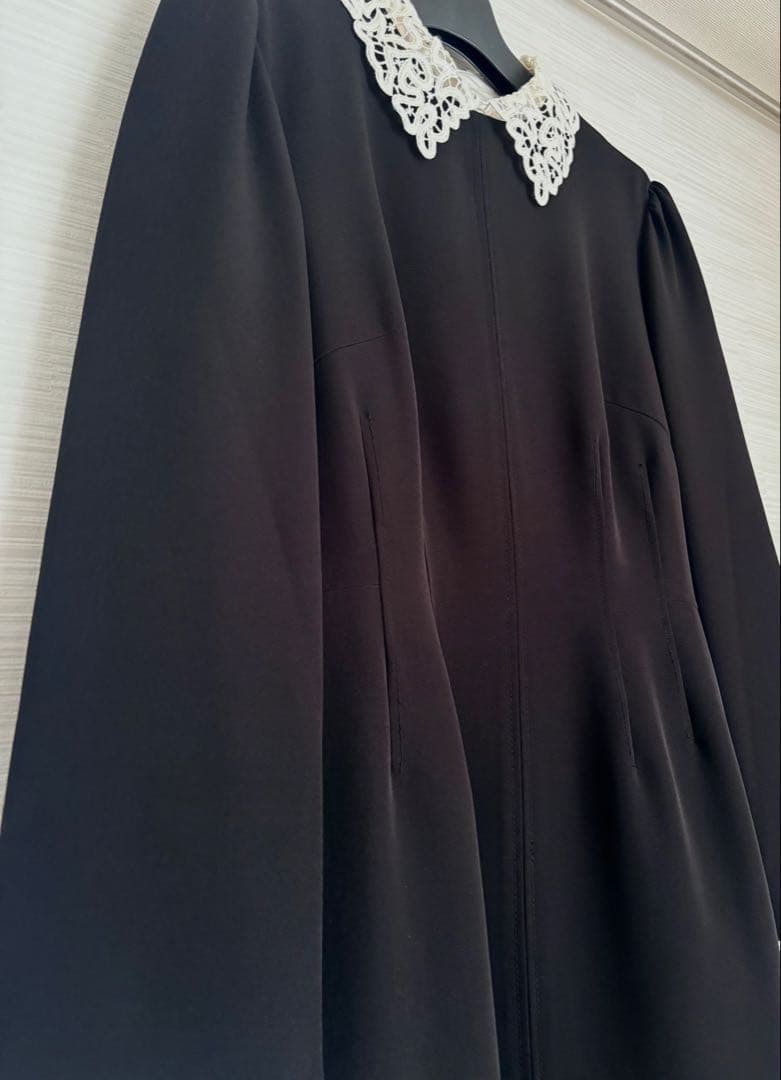 新品タグ付き2.6万円CELFORD刺繍襟2wayワンピース38セルフォードM