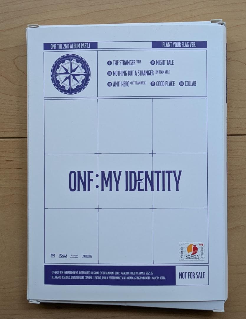 ★非売品◆サインCD◆ONF◆ONF:MY IDENTITY