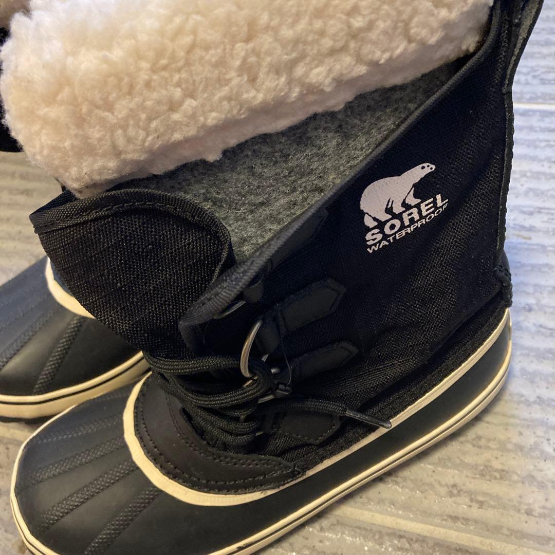 SOREL 防水ブーツ 黒24㎝