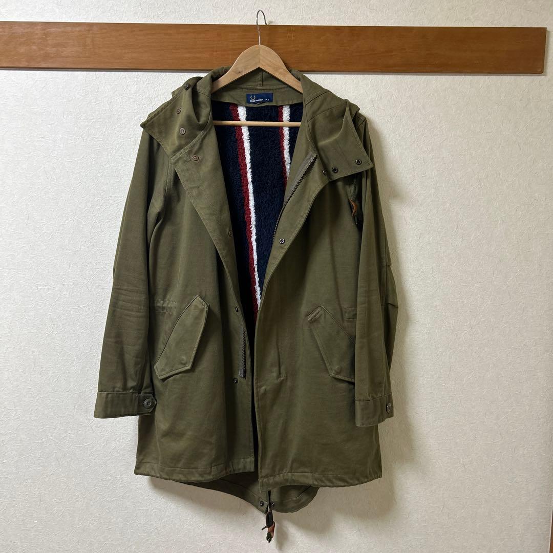 59％OFF/希少なフレッドペリー（FRED PERRY）のメンズ モッズコート
