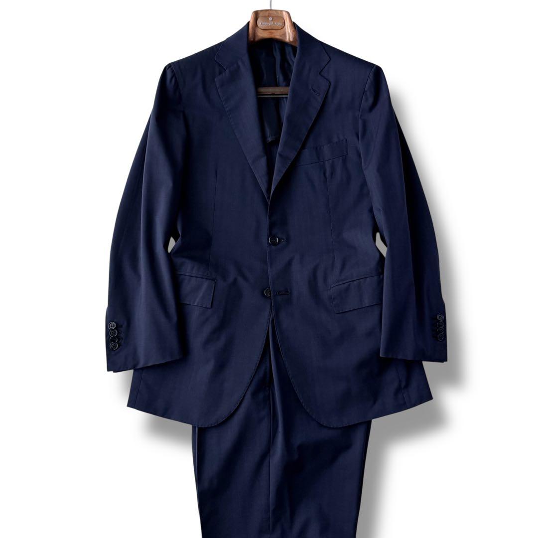 Kiton キートン キトン セットアップ スーツ ネイビー 紺 46 M程