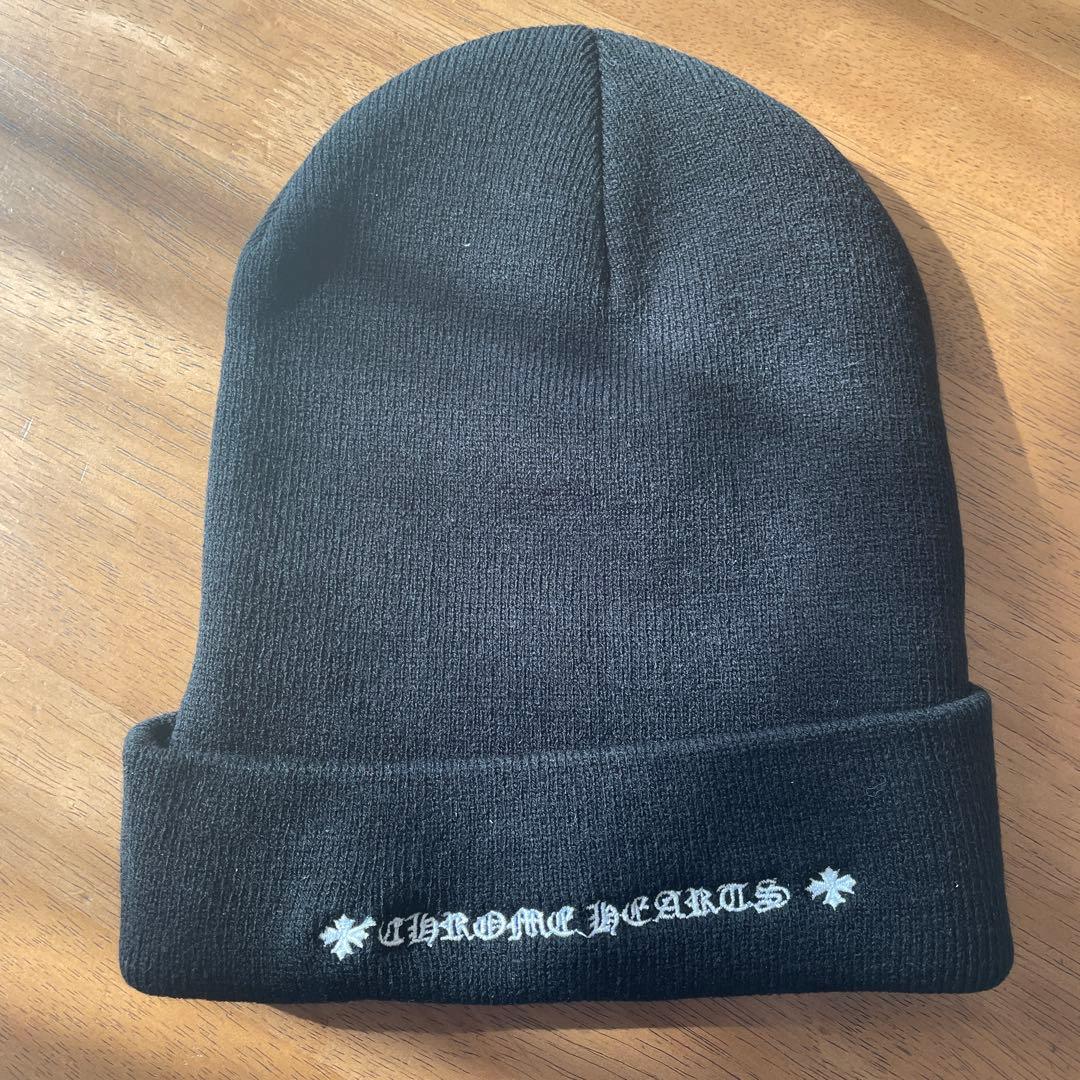 Chrome Hearts 黒 ニット帽