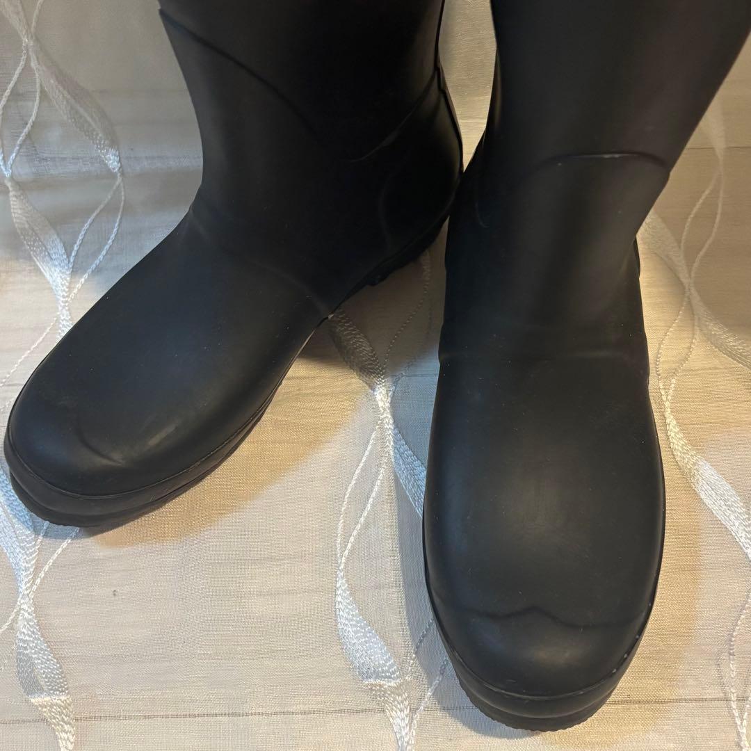 ⭐️大人気⭐️HUNTER レインブーツ UK6 25cmブラック 長靴